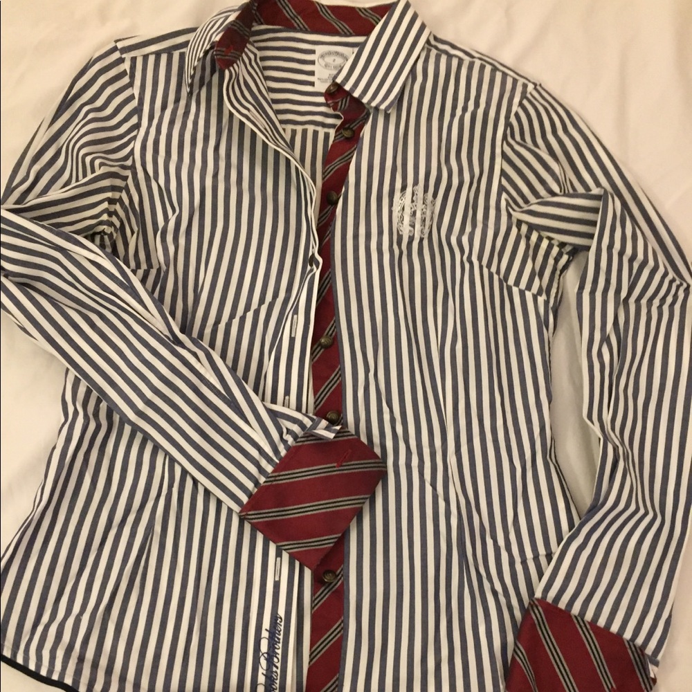 Brooks brothers custom made women’s shirt